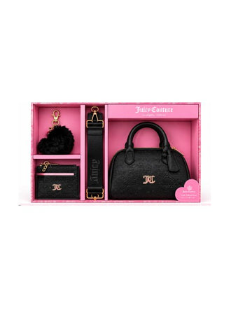 JUICY Women Embossed Handbag Gift Set