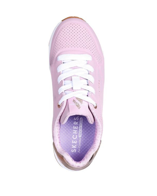SKECHERS Girl  Uno Gen1 Shimmer Away Sneakers