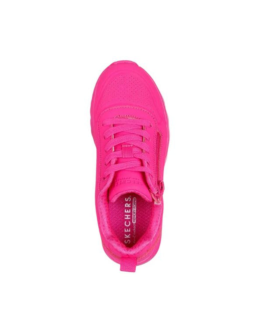 SKECHERS Girls Uno Lite Zip Sneaker