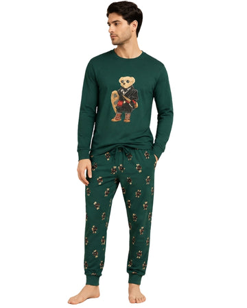 POLO RALPH LAUREN Men Heritage-Inspired Bear Artwork Pyjama Set