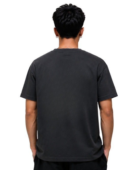 POLICE Men Spray Effect Graphic Detailing T-Shirt