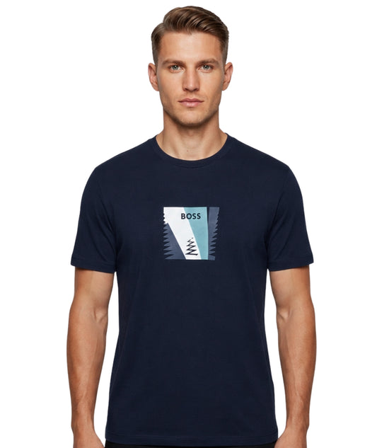HUGO BOSS Men Designed Short Sleeve T-Shirt