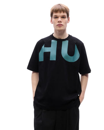 HUGO BOSS Men Bold High-Contrast Lettering T-Shirt