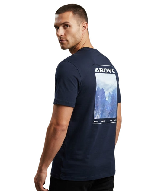 HUGO BOSS Men Back Designed T-Shirt