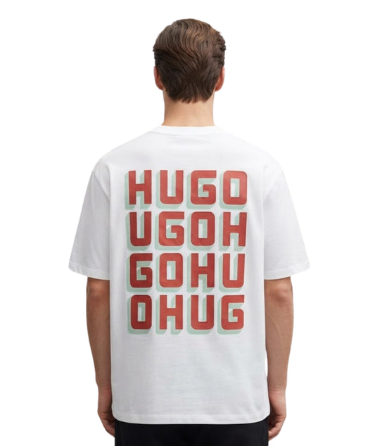 HUGO BOSS Men Logo Sign Short Sleeve T-Shirt