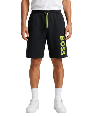 HUGO BOSS Men Neon Yellow BOSS Logo Detail Short