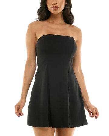 CITY STUDIO Women Bow-Trim Scuba Dress