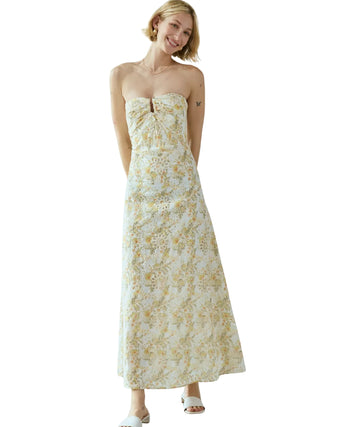 BAROOT Women Floral Mesh Dress