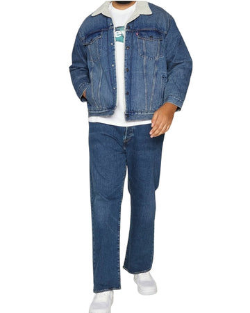LEVI'S Men  Warm Sherpa Interior Denim Jacket