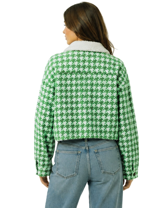 COLUMBIA Women Stylie Houndstooth Pattern Jacket