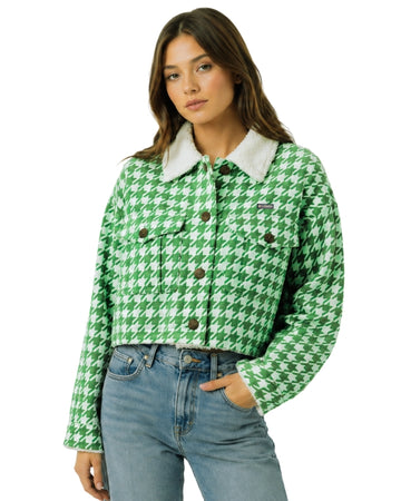 COLUMBIA Women Stylie Houndstooth Pattern Jacket