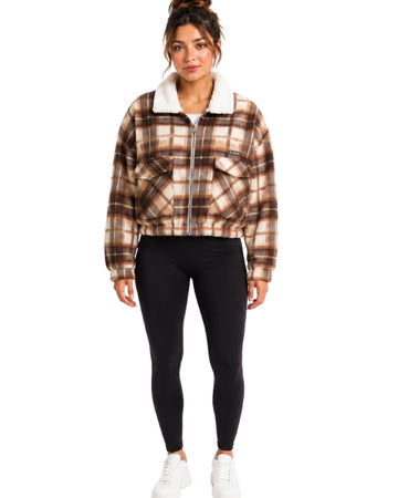 COLUMBIA Women Plaid Pattern Jacket