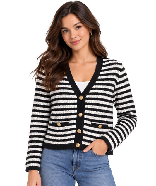 ON 34TH Women Stripped Jacket
