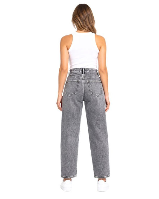 KIABI Women Straight High Waisted Jeans