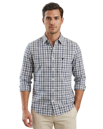 AMERICAN EAGLE Men Stripe Shirt