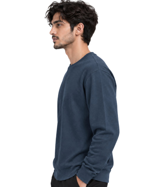 S.C.W. Men Casual Long Sleeve T-Shirt