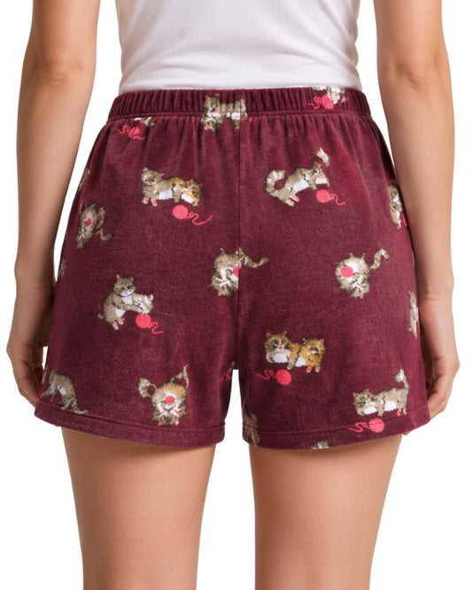 AMERICAN EAGLE Women All Over Cat Print Pyjama Short