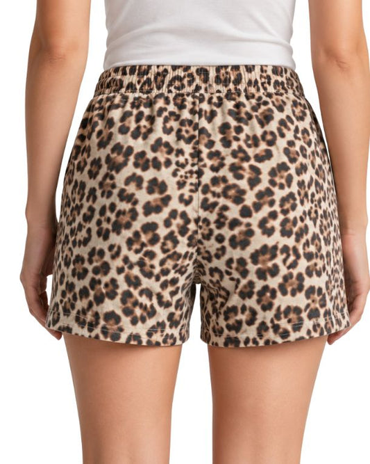AERIE Women Leopard Pyjama Short
