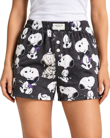 AMERICAN EAGLE Women Snoopy Character Pyjama Short