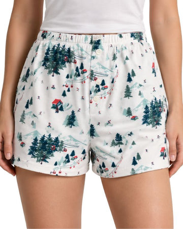 AMERICAN EAGLE Women Winter Ski Resort Pyjama Short