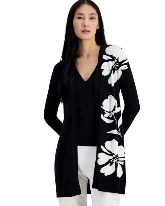 ANNE KLEIN Women Floral Cardigan