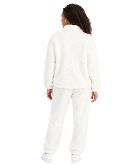 HIPPIE ROSE Women Snowflake Sherpa Jacket