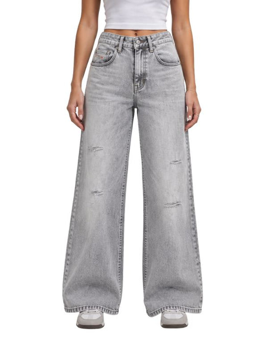 DIESEL Women  Wide Boot Leg Jeans