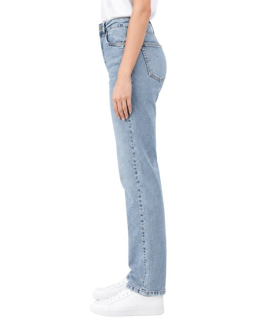 ANKO Women High Rise Straight Leg Jeans