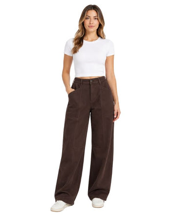 SANCTUARY Women Utility-Inspired Panel Detailing Pant