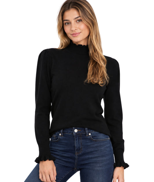 CECE Women Designed Turtle Neck T-Shirt