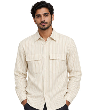JACK & JONES Men Stripped Shirt