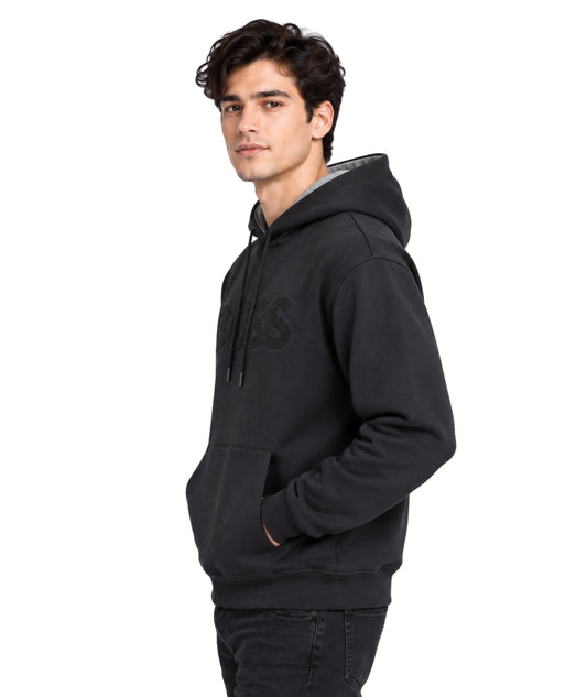 BOSS Men Logo Print Hoodie