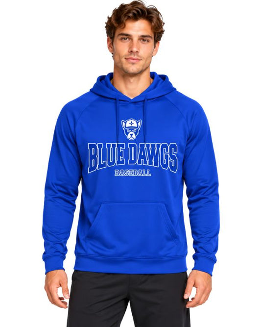 BSN SPORTS Men Blue Dawkgs Baseball Hoodie