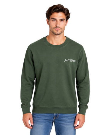 JACK & JONES Men Logo Sign Sweater