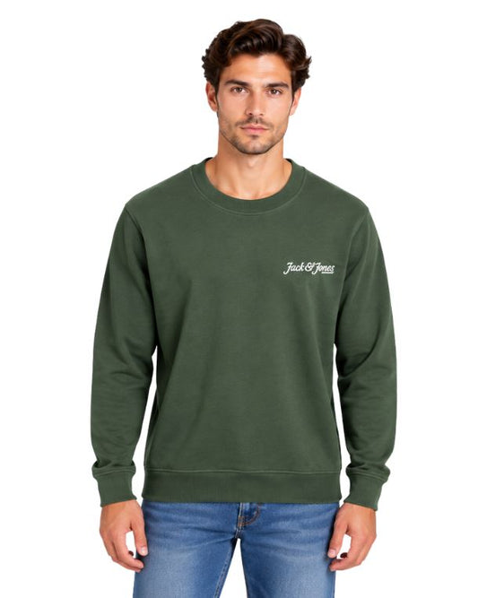 JACK & JONES Men Logo Sign Sweater