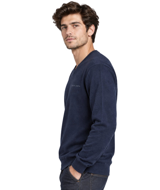 TEDDY SMITH Men Basic V Neck T-Shirt