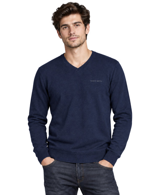TEDDY SMITH Men Basic V Neck T-Shirt
