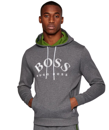 BOSS Men Logo Print Hoodie