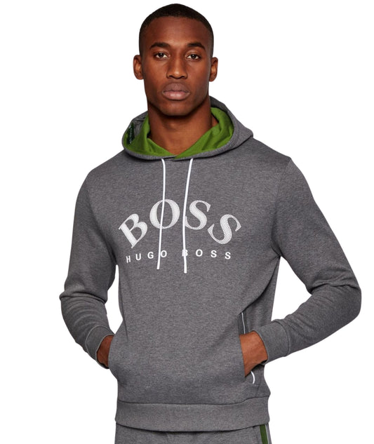 BOSS Men Logo Print Hoodie