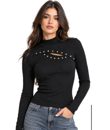 INC INTERNATIONA CONCEPTS Women Designed Neck T-Shirt