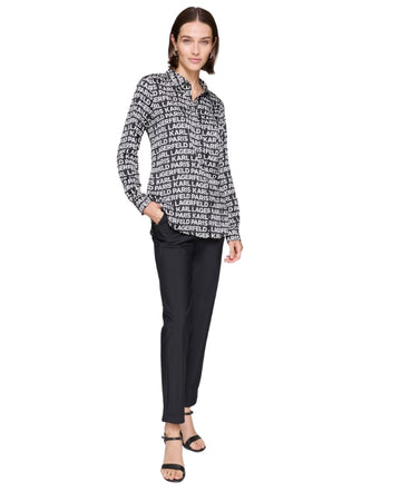 KARL LAGERFELD Women Allover Bold Logo Shirt