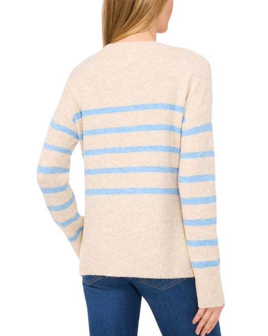 CECE Women Horizontal  Stripe T-Shirt