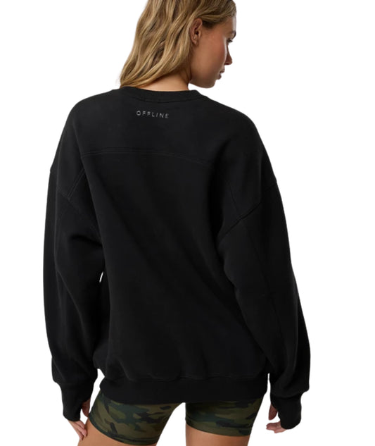 AMERICAN EAGLE Women Oversized Crewneck Sweatshirt
