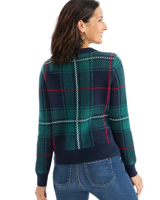 STYLE & CO Women  Tartan-Inspired Sweater