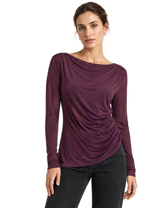 INC INTERNATIONAL CONCEPTS Women Chiffon T-Shirt