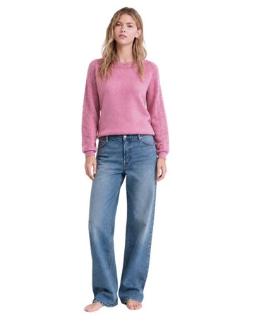 AMERICAN EAGLE Women Soft Lace Sweater