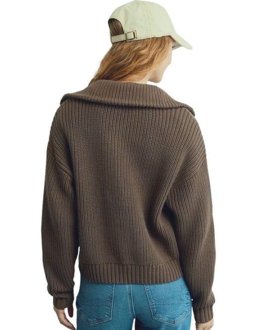 AMERICAN EAGLE Women Ribbed Knit Sweater