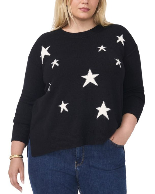 VINCE CAMUTO Women Star Pattern T-Shirt