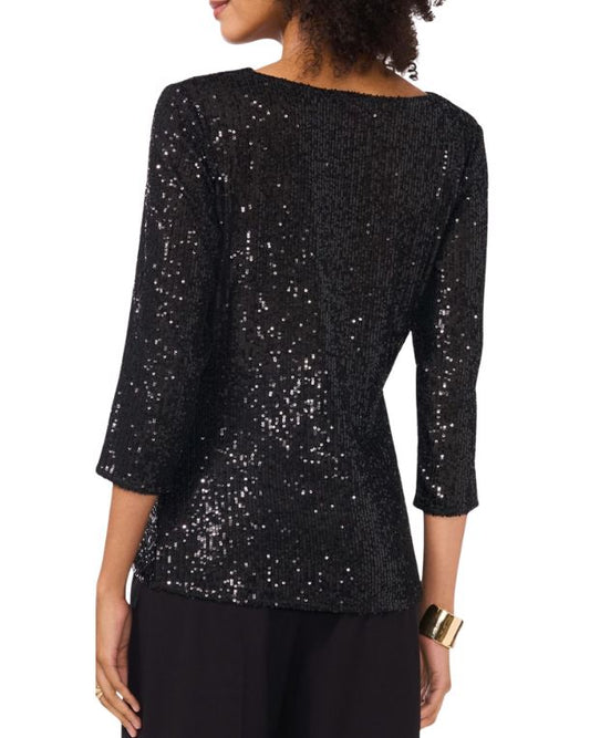 VINCE CAMUTO Women Sequin Top