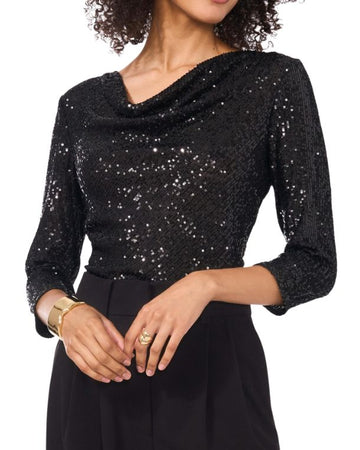 VINCE CAMUTO Women Sequin Top